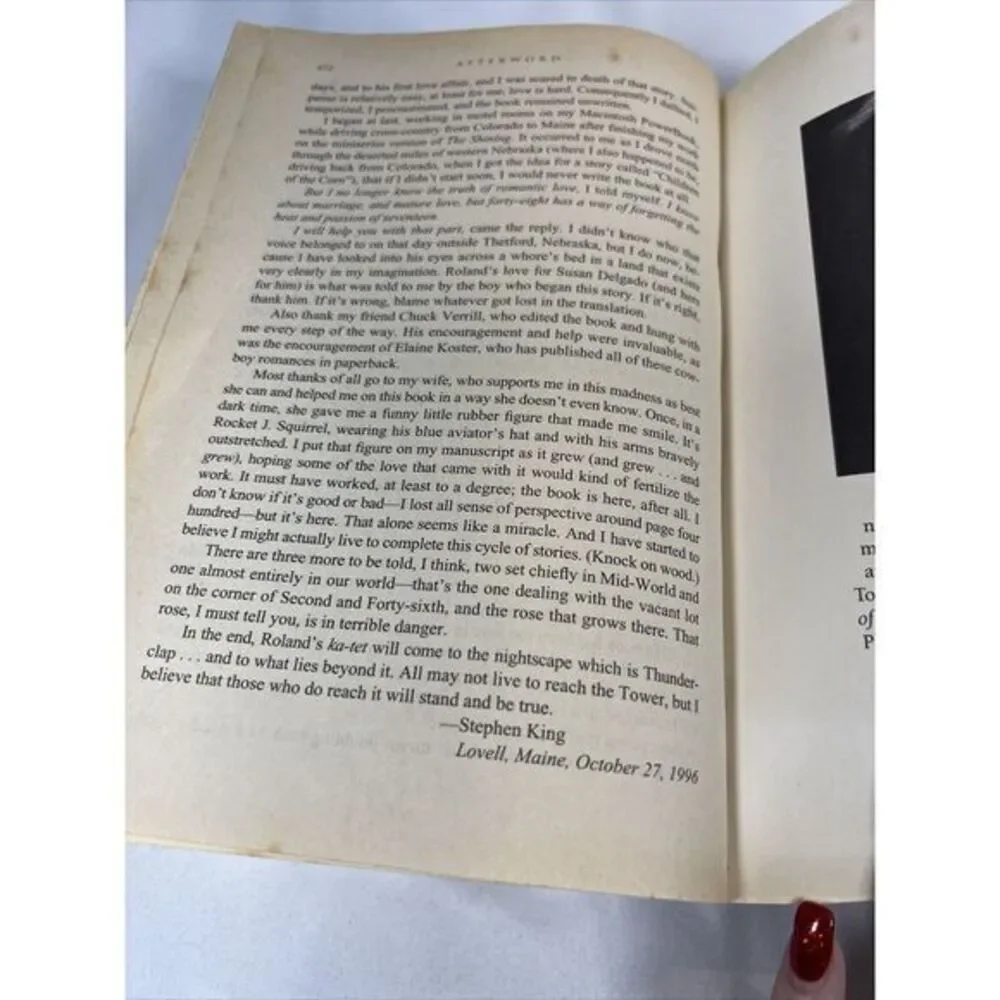 Stephen King‎ The Dark Tower IV: Wizard And Glass 1997 p/b very good